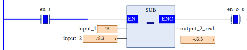 abb plc subtract instruction